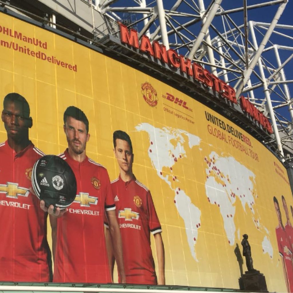 Old trafford branding